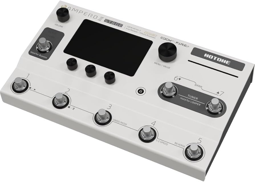 Amazon.com: HOTONE Ampero II Stage + MIDI Foot Controller Bundle