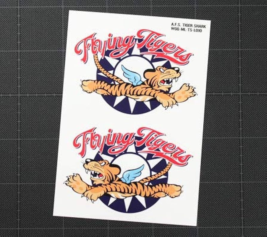 Amazon.co.jp: ステッカー AIR FIGHTER SYMBOLS フライングタイガー