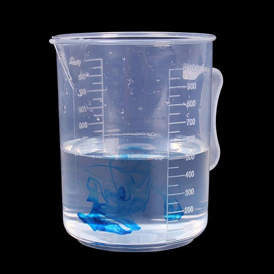 Amazon | 便利で実用的10個の計量カップ50mlの透明なプラスチック製の