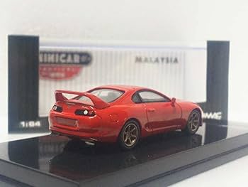 Amazon.co.jp: Tarmac 1/64 トヨタ スープラ A80 赤 レッド ミニカー