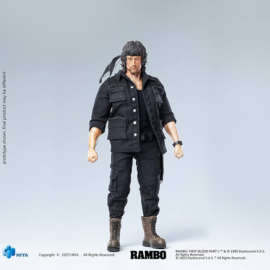 Amazon.co.jp: Hiya Toys ランボーフィギュア 1/12 絶妙なスーパー