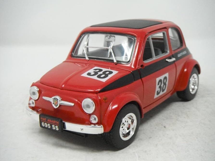 Amazon | □ ロードシグネチャー『1/18 FIAT ABARTH 695SS 赤