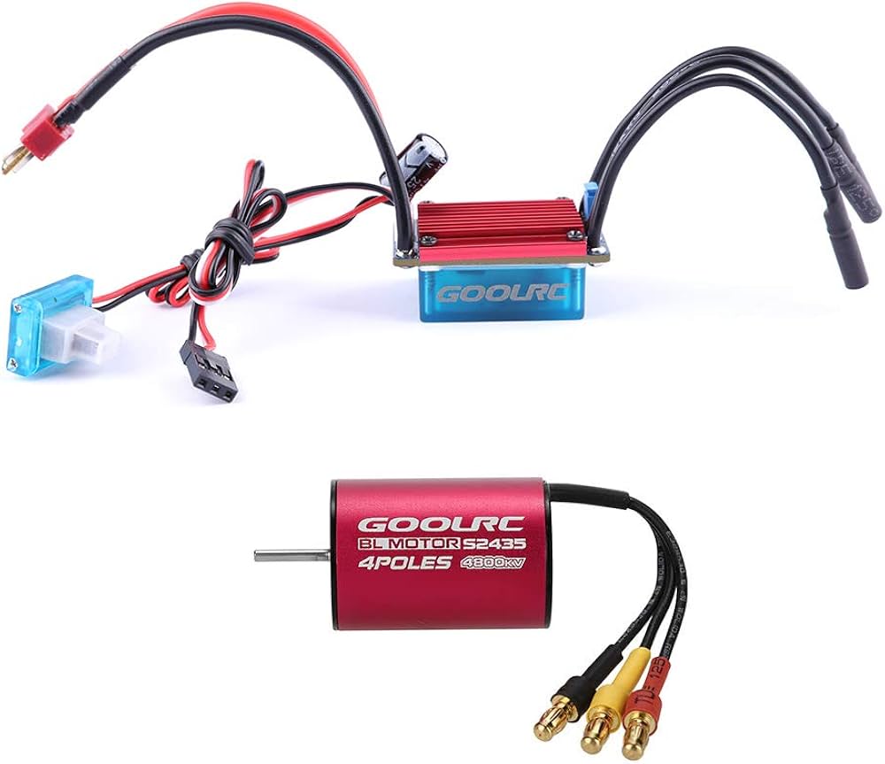 Amazon.co.jp: GoolRC オリジナル 4800/7200KV ブラシレス モーター +