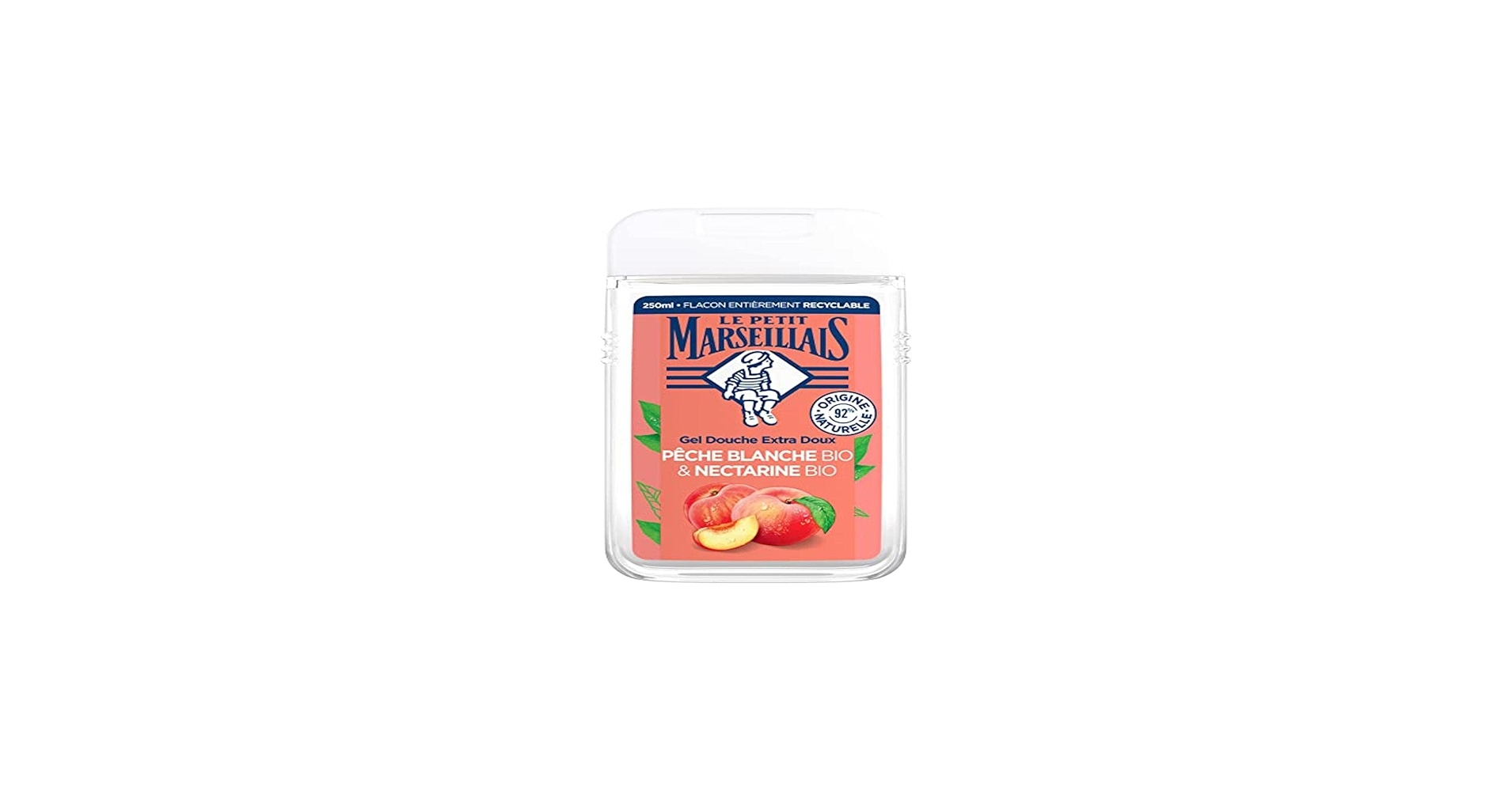 Amazon.com : Le Petit Marseillais Gel douche Extra Doux Pêche