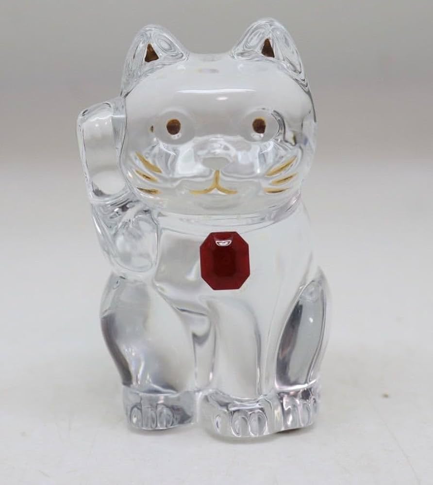 Amazon.co.jp: バカラ BACCARAT まねき猫 招き猫 ラッキーキャット