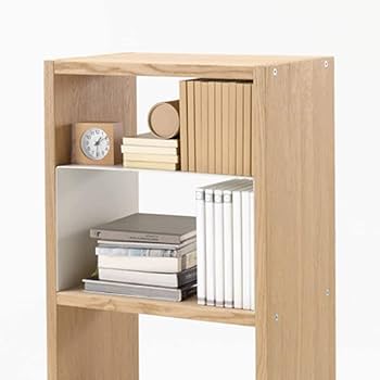 Amazon｜無印良品 スタッキングシェルフ・5段・オーク材 幅42×奥行28.5