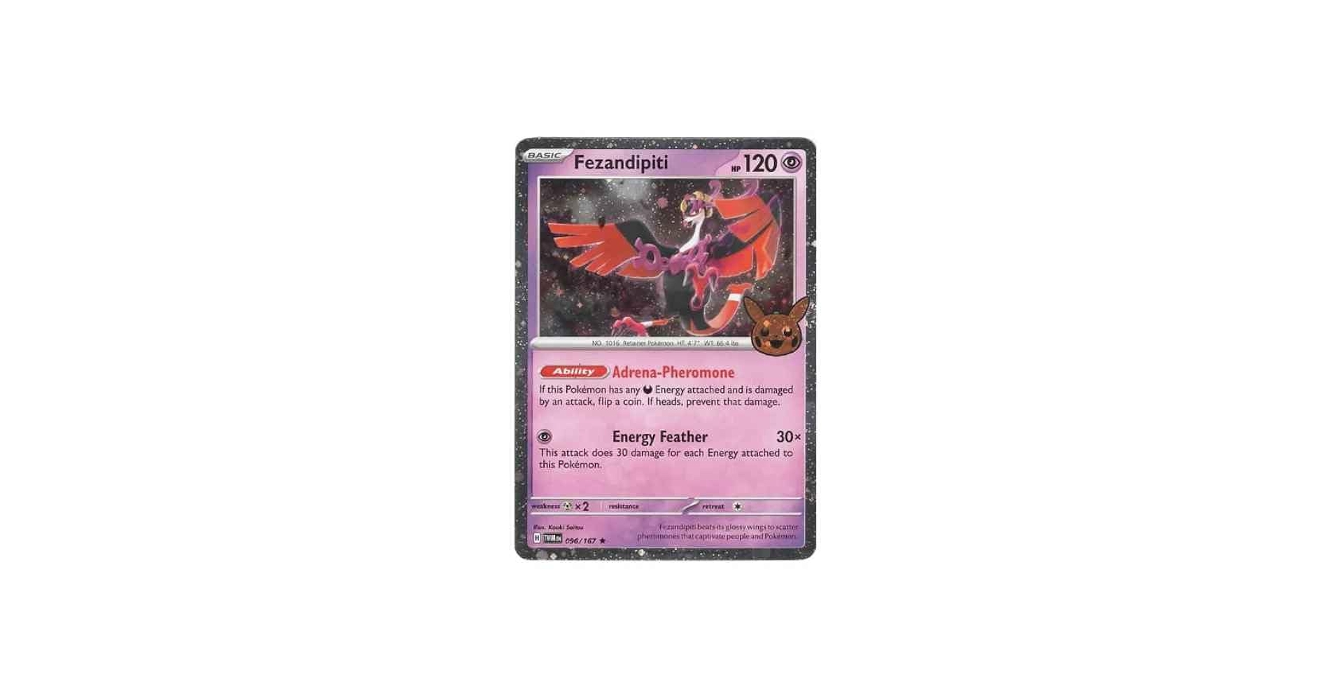 Amazon.com: Pokemon - Fezandipiti 096 - Trick or Trade 2024