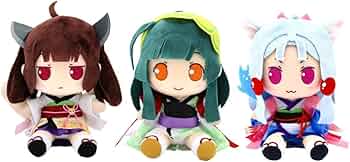 Amazon.co.jp: 東北3姉妹 ぬいぐるみ 東北ずん子 東北きりたん 東北