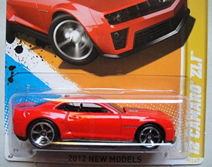 Amazon.com: Hot Wheels 2012 New Models, RED '12 Camaro ZL1 9/50