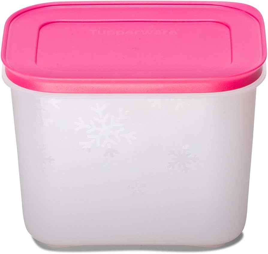Amazon.com: Tupperware Plastic Freezer Mates Gen II 1.1L 1pc (Pink