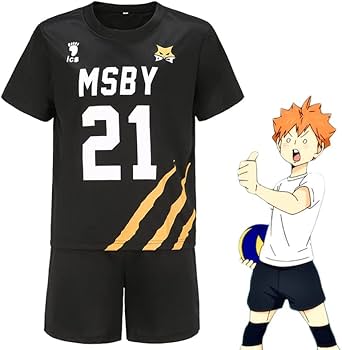Amazon.co.jp: ハイキュー MSBY コスプレ衣装 ブラックジャッカル 日向