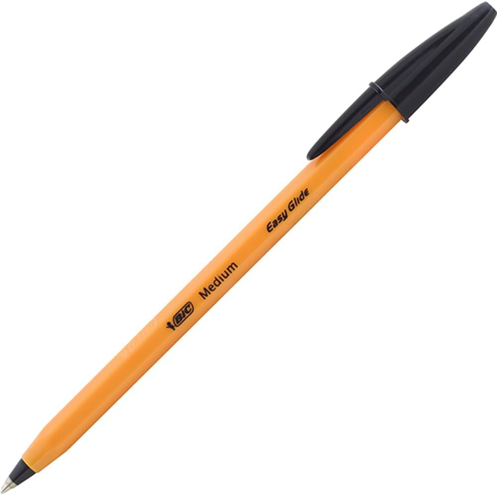 Amazon | BIC 油性ボールペン オレンジ 1.0 E-ORMJ20EGBLK 黒 | 油性