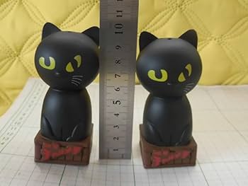 Amazon.co.jp: 300円2点まとめて黒猫型 調味料入れ明星チャルメラ