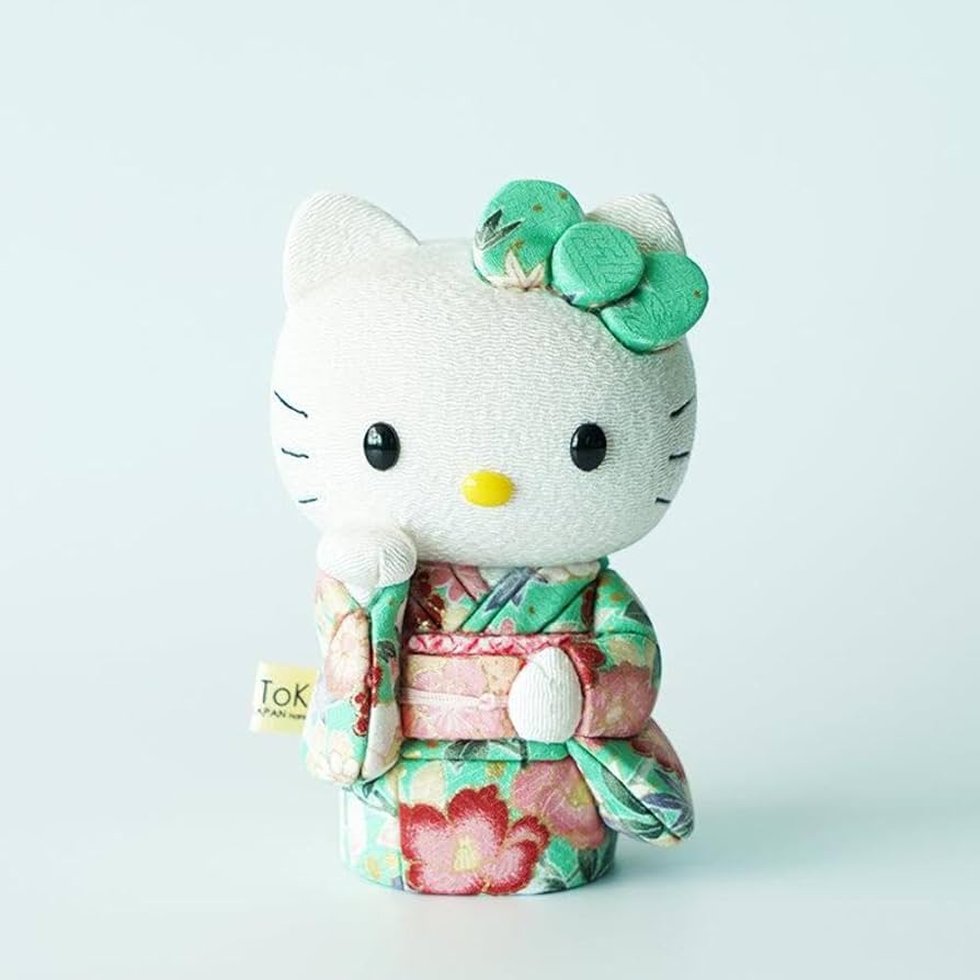 Amazon.co.jp: 招きハローキティ(立ち)【緑】招きハローキティ キティ