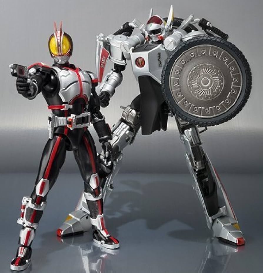 Amazon.com: Kamen Rider 555 SHFiguarts Otobajin & Rider Faiz set