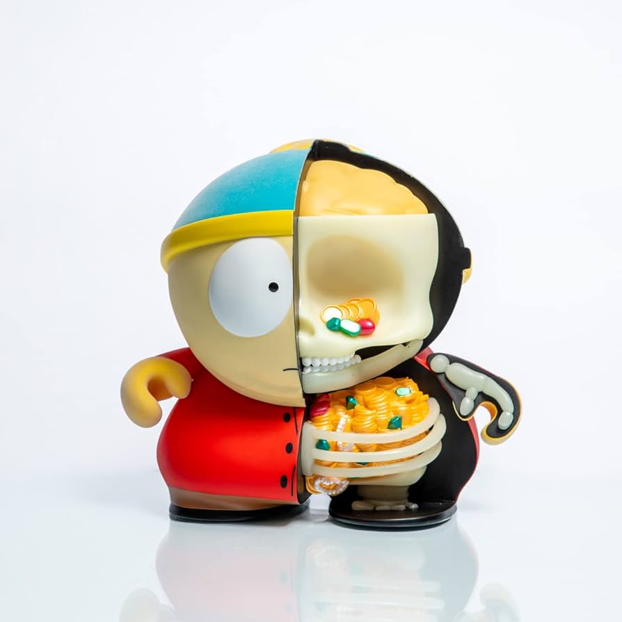 Amazon.co.jp: Kidrobot Cartman Anatomy GID 8インチ ビニール