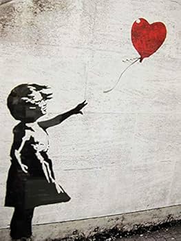 Amazon.co.jp: バンクシー アートフレーム (レッドバルーン) Banksy