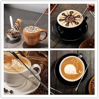 Amazon.co.jp: Magnoloran 49 コーヒーデコレーションステンシル +