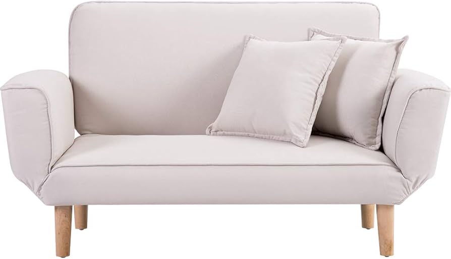 Amazon｜OSJ sofa 幅106㎝ クッション付 軽量 コンパクト 2人掛け
