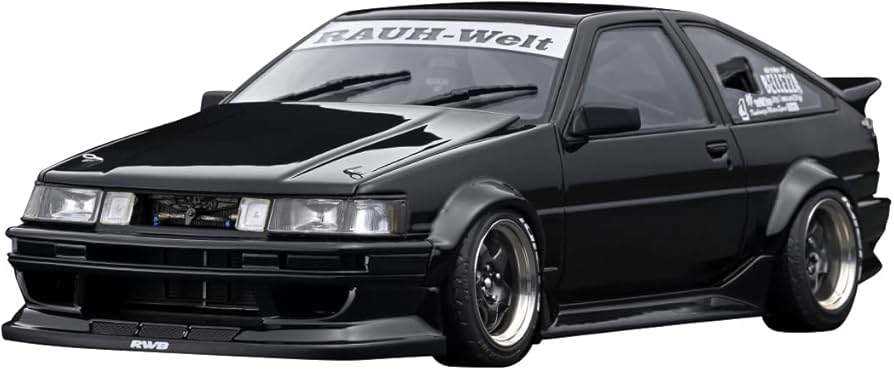 Ignition Model 1/18 RWB AE86 Black Finished Product : Amazon.com