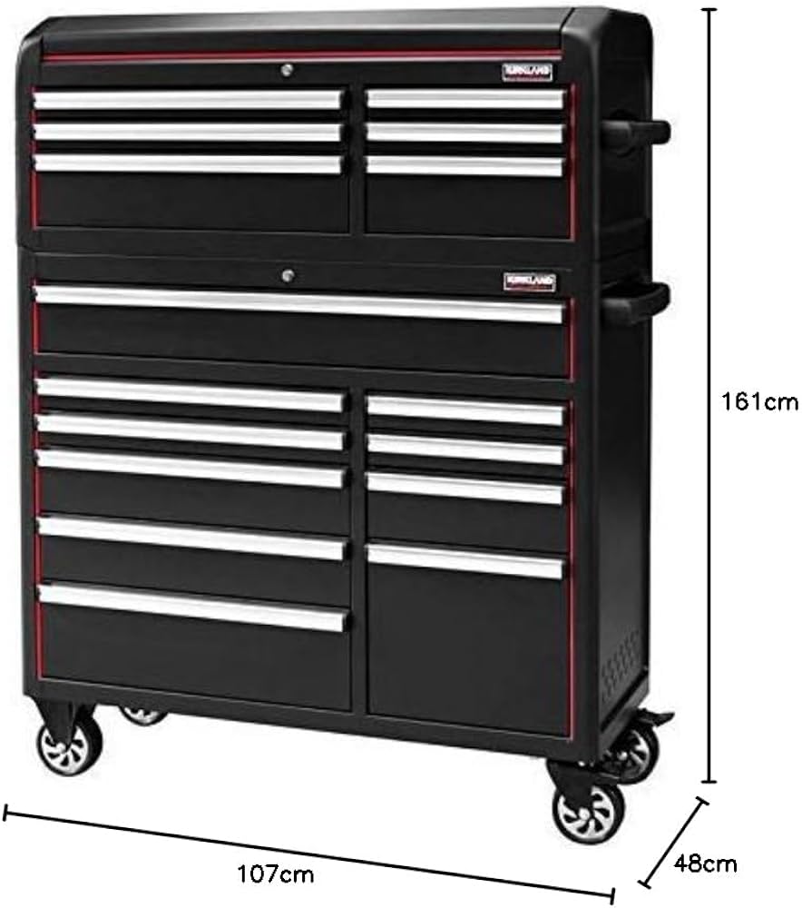 Amazon.co.jp: KS 42”ツールチェスト W107xD48xH161cm キャスター付