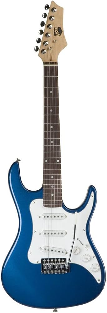 Amazon | AXL Headliner Series エレキギター, 1/2 Sized, Blue エレキ