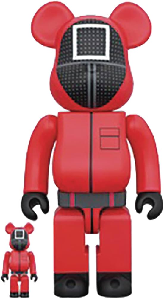 Amazon.com: Squid Game: Guard (Square) 100% & 400% Be@rbrick 2