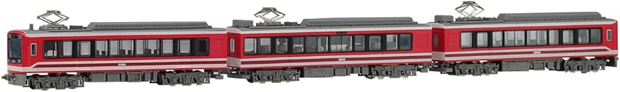 Amazon | MODEMO Nゲージ 箱根登山鉄道2000形 デビュー時塗装 3両