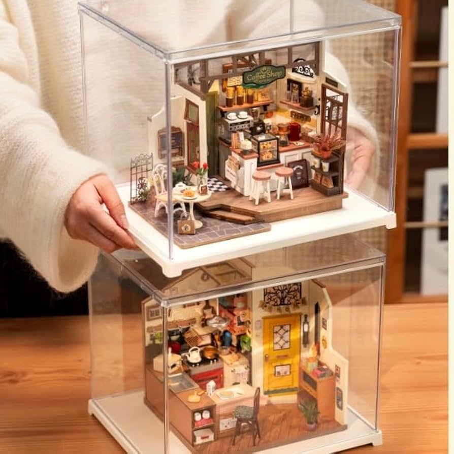 Amazon.co.jp: Robotime ミニチュアハウス ドールハウス用アクリル