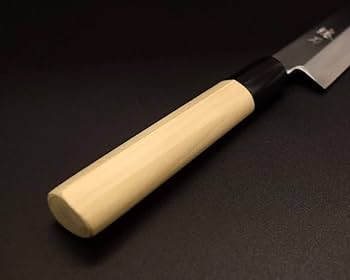 むきものと柳刃包丁9寸27cm 白鋼白ニ鏡面