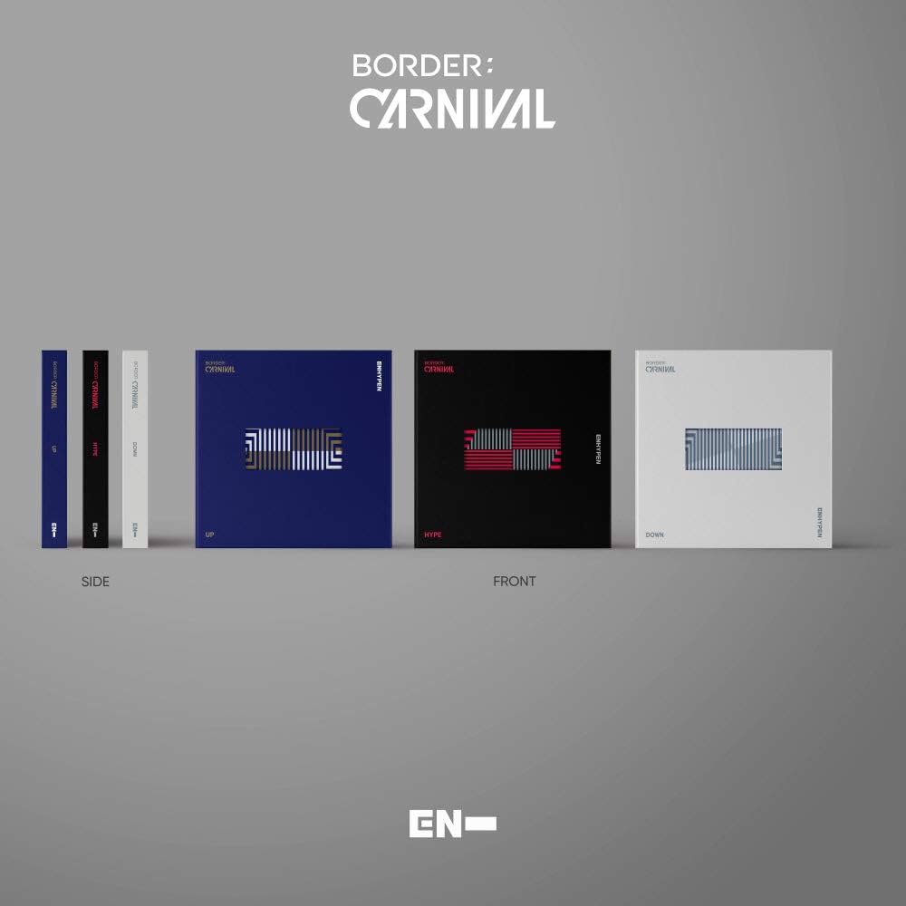 Enhypen Border : Carnival 2nd Mini Album 3 Version SET CD+1p