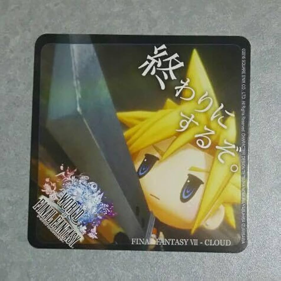 スクエニカフェ FF7R 限定 コラボ WOFF クラウド コースター