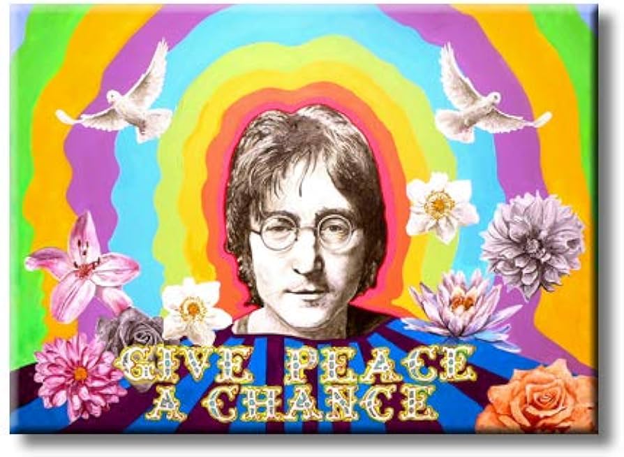 Amazon.com: ArtWorks Decor John Lennon - Give Peace A Chance