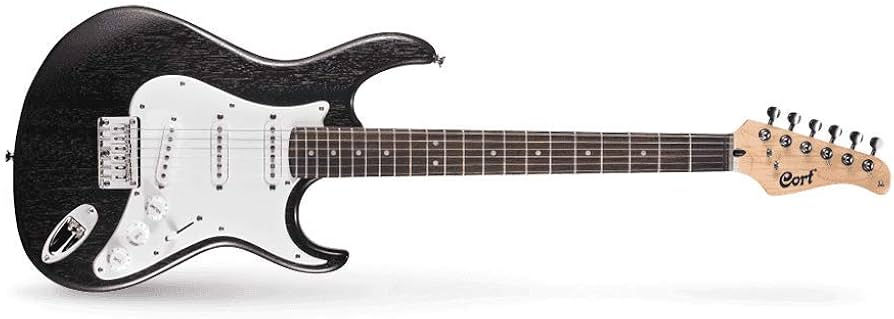 Amazon | Cort コルト G100OPB Double Cutaway エレキギター 3 Single