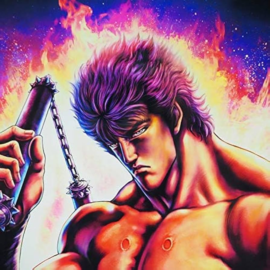 Amazon.co.jp : 北斗の拳 ステンドグラス風アクリルスタンド