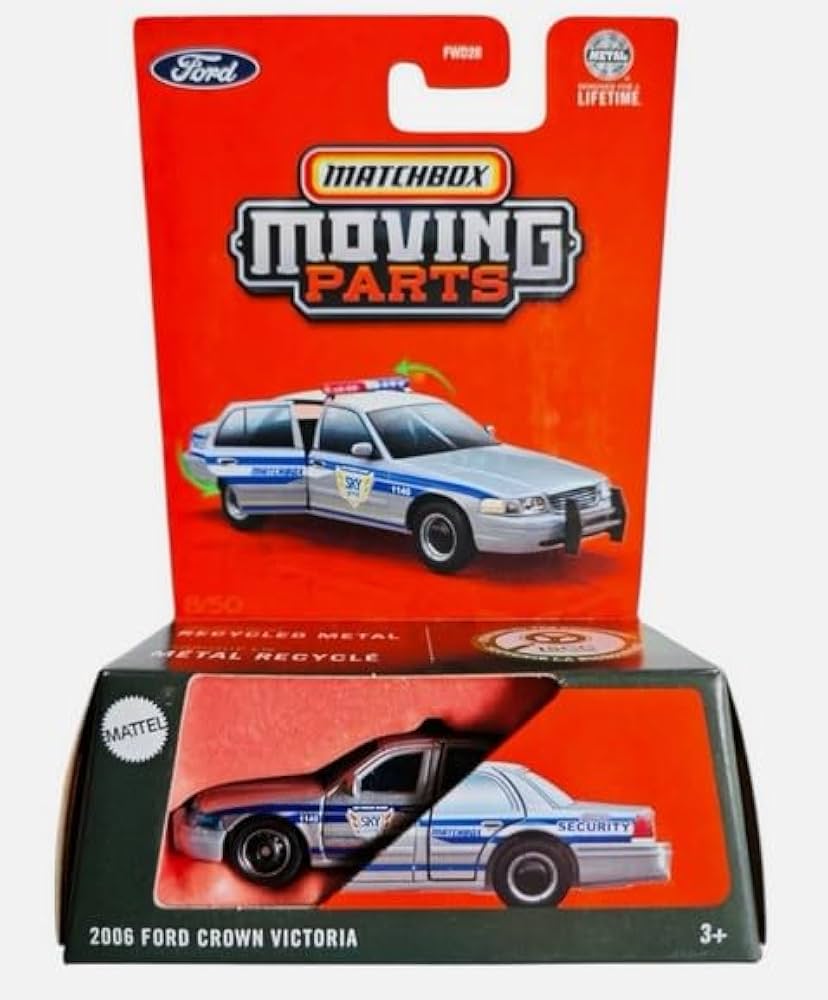 Amazon.com: Matchbox Moving Parts 2006 Ford Crown Victoria Police