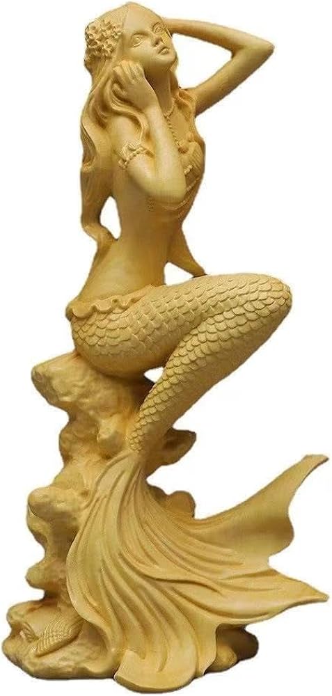 Amazon.co.jp: 美しい海の女神 人魚の彫像 置物 テマーメイド像 美人