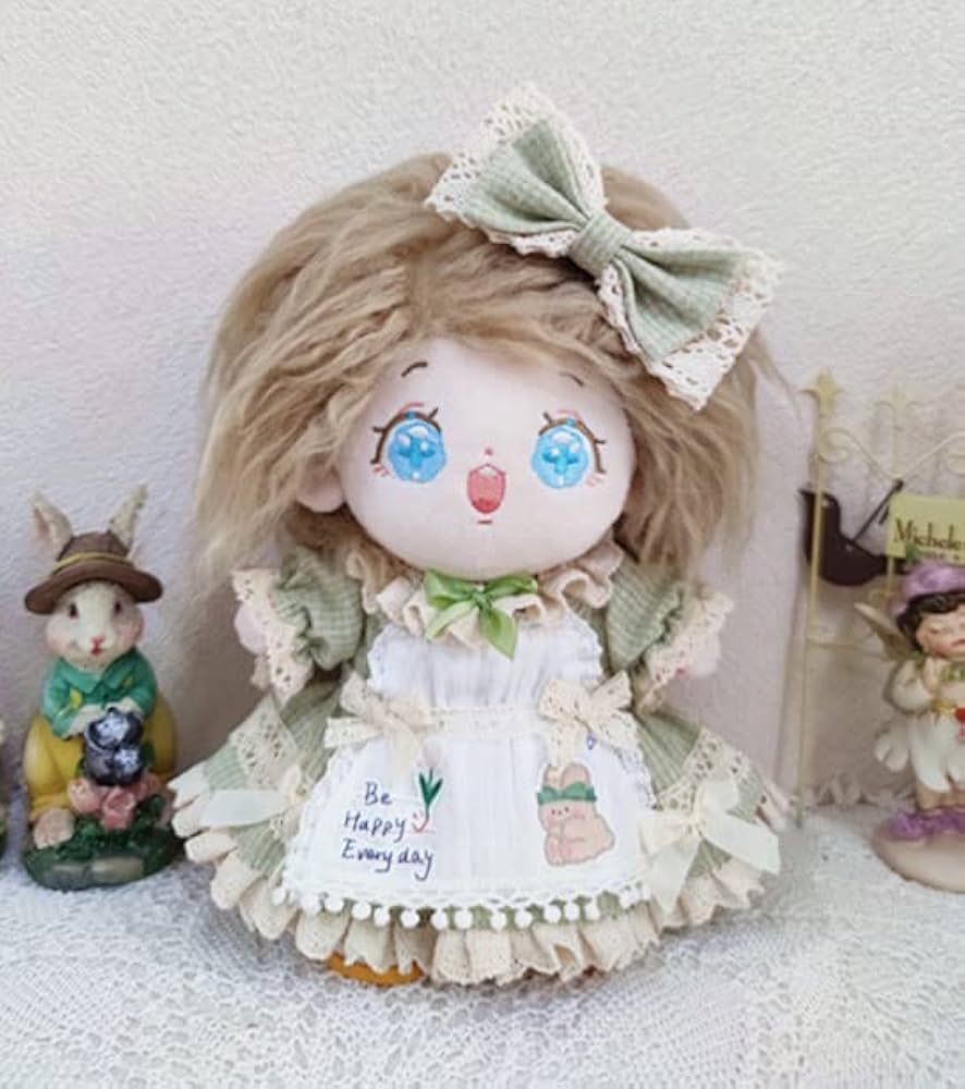 Amazon.co.jp: 棉花娃娃 20cm 無属性 ぬいぐるみ 着せ替え 2点セット