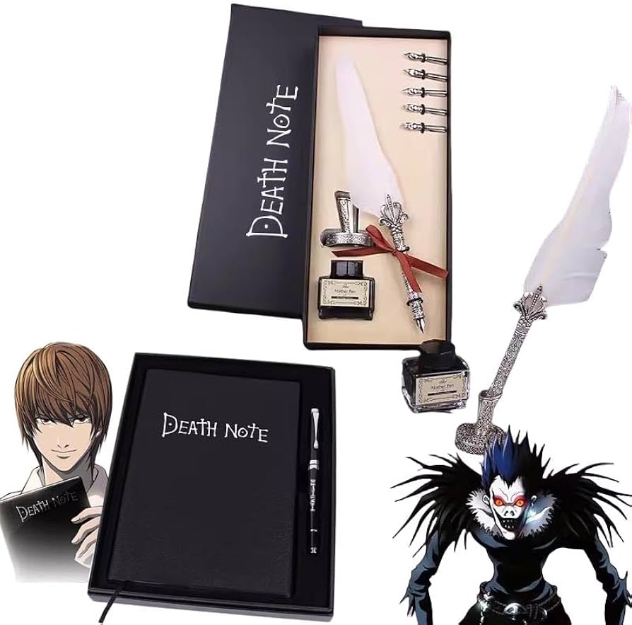 Amazon.co.jp: デスノートグッズ ノートブック 羽ペンセット コスプレ