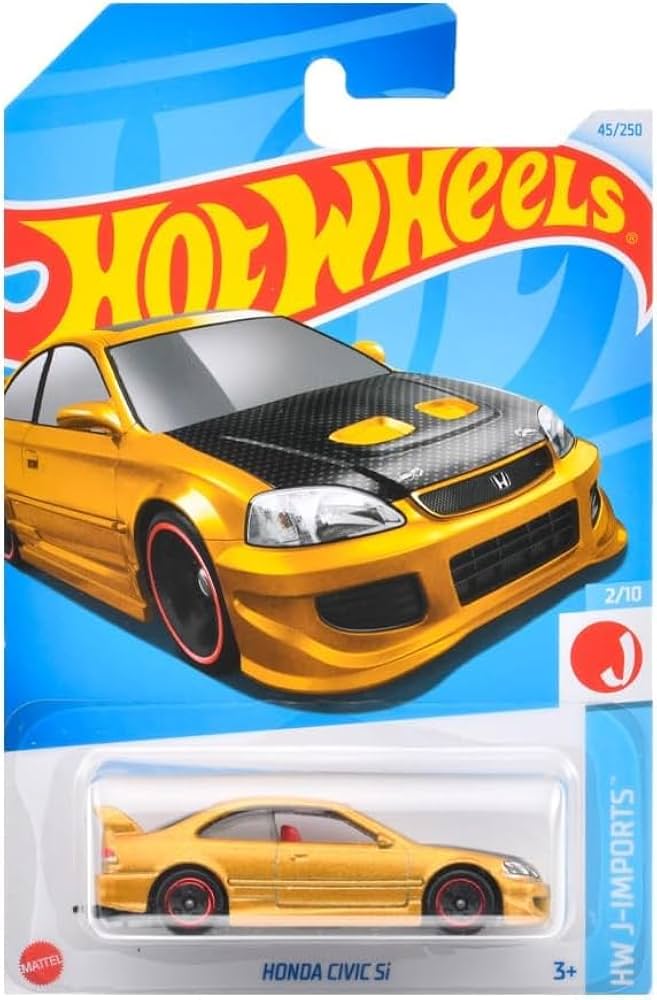 Amazon.com: Hot Wheels HXP84 Basic Car Honda Civic Si [3 Years Old