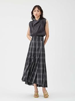 Amazon | [フレイ アイディー] ウエストリブシアードレープトップス