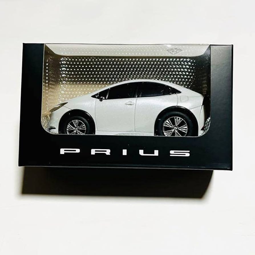 Amazon.co.jp: トヨタ 新型プリウス プルバックカー ミニカー プラチナ