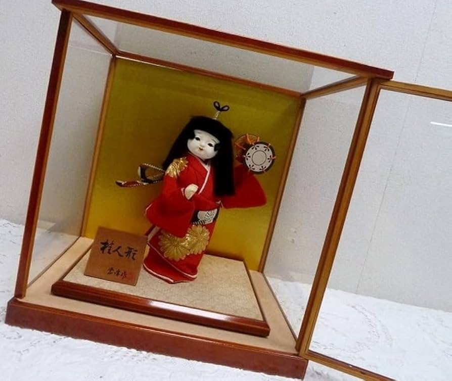Amazon.co.jp: (BM)桂人形/日本人形 紫津 作 小鼓 童女 高さ40