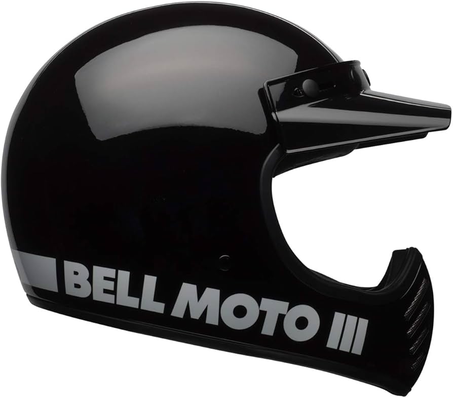 Amazon.com: Bell Moto-3 Helmet, Black Classic, X-Small : Automotive