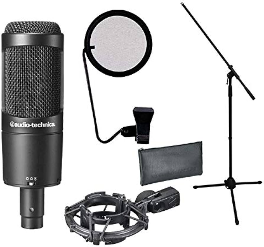 Amazon | audio-technica AT-2050 コンデンサーマイク （ポップガード