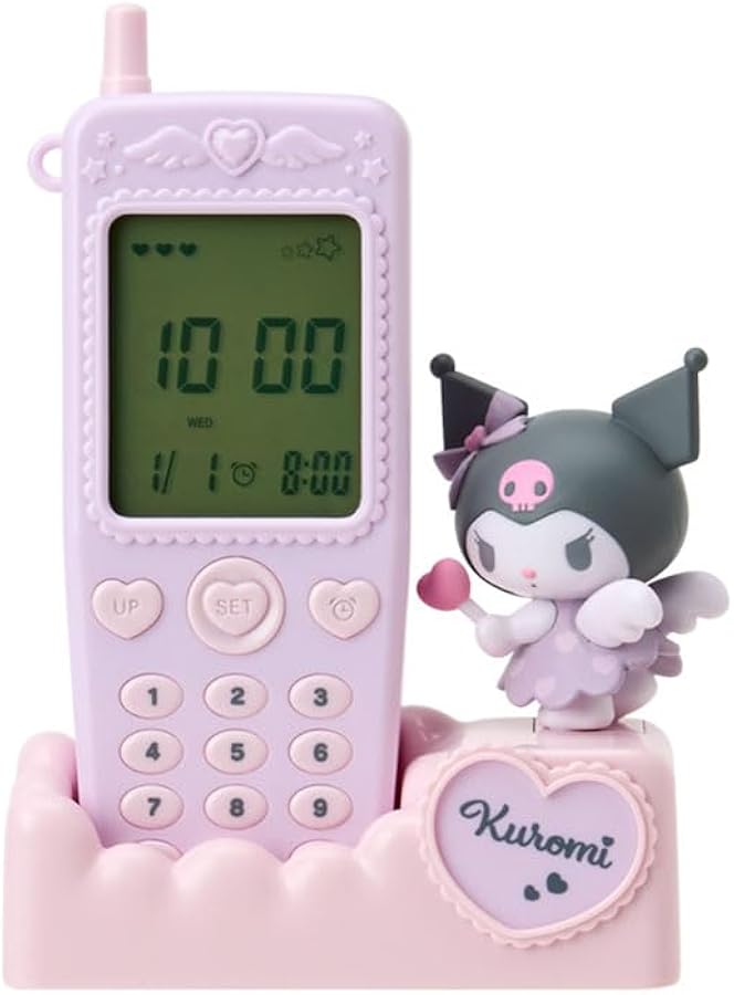 Amazon.co.jp: サンリオ(SANRIO) ガラケー形置き時計 クロミ 059129