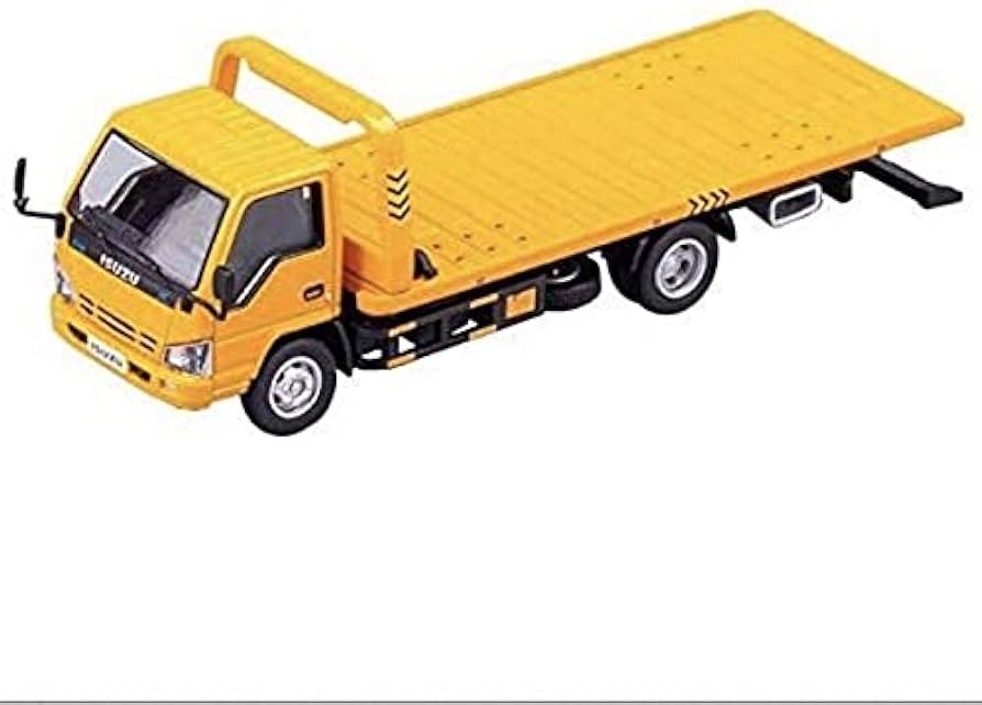 Amazon.co.jp: いすゞエルフ レッカー車 1/64 イエロー : おもちゃ