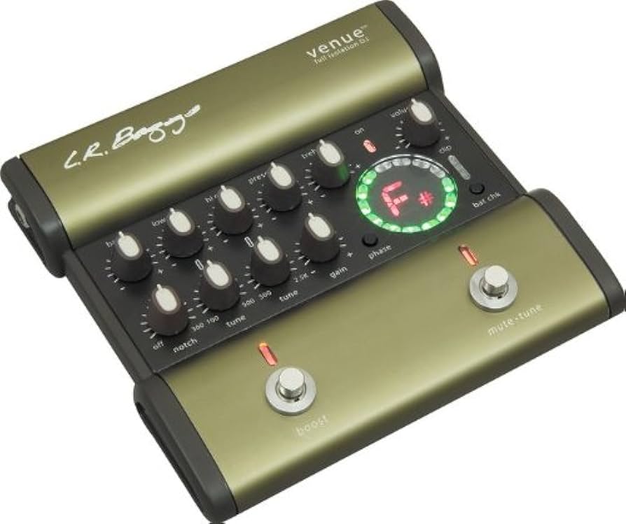 Amazon.com: LR Baggs Venue DI Direct Box Footpedal Tuner w/ 4