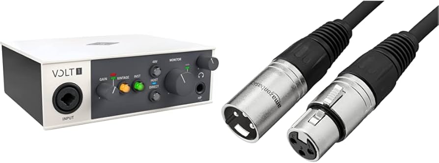 Amazon.com: UA Volt 1 USB Audio Interface for recording