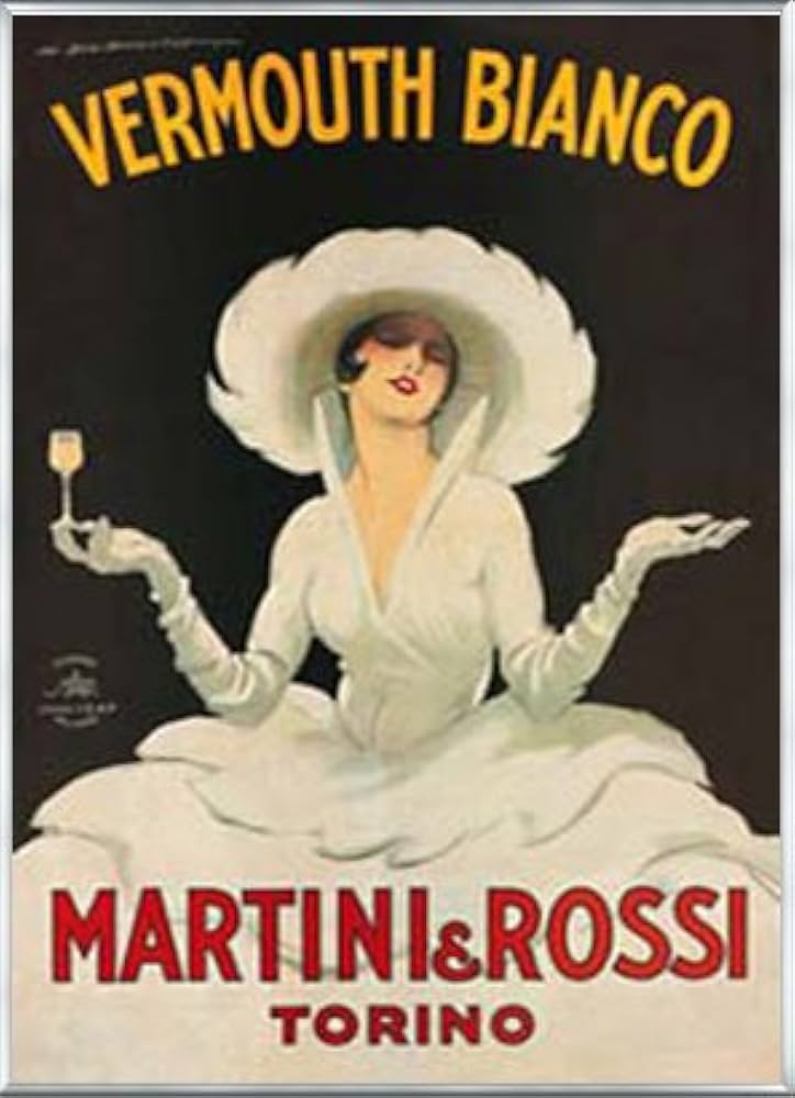 Amazon.co.jp: ポスター マルチェロ ドゥボビッチ Vermouth Bianco